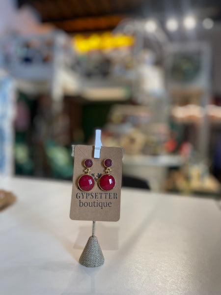 Moroccan 2 Stone Earring