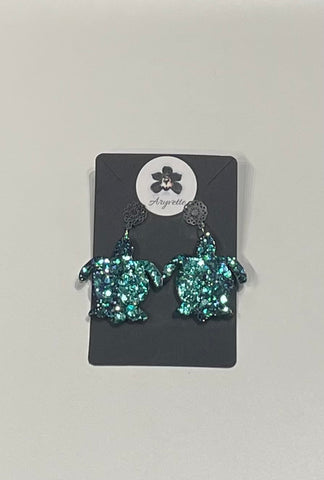Locally Made Sea Turtle Earrings