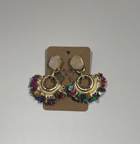 Multicolor Crystal Earrings