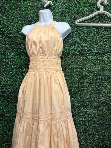 Peach Maxi Dress