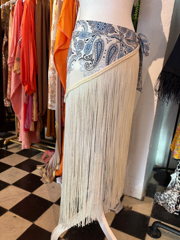 Fringe Cover Up Skirt