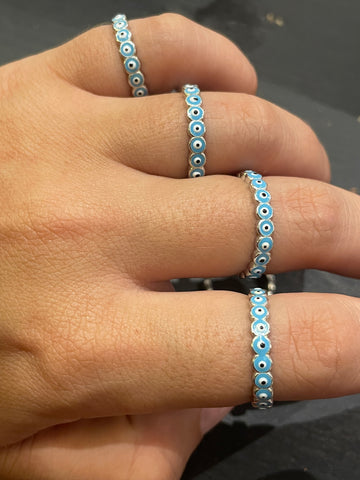 Evil Eye Band Ring