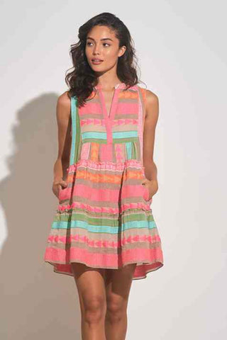 Elan Multicolor Tribal Dress