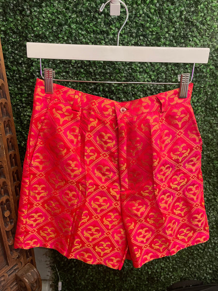 Holichic Red/Gold Shorts