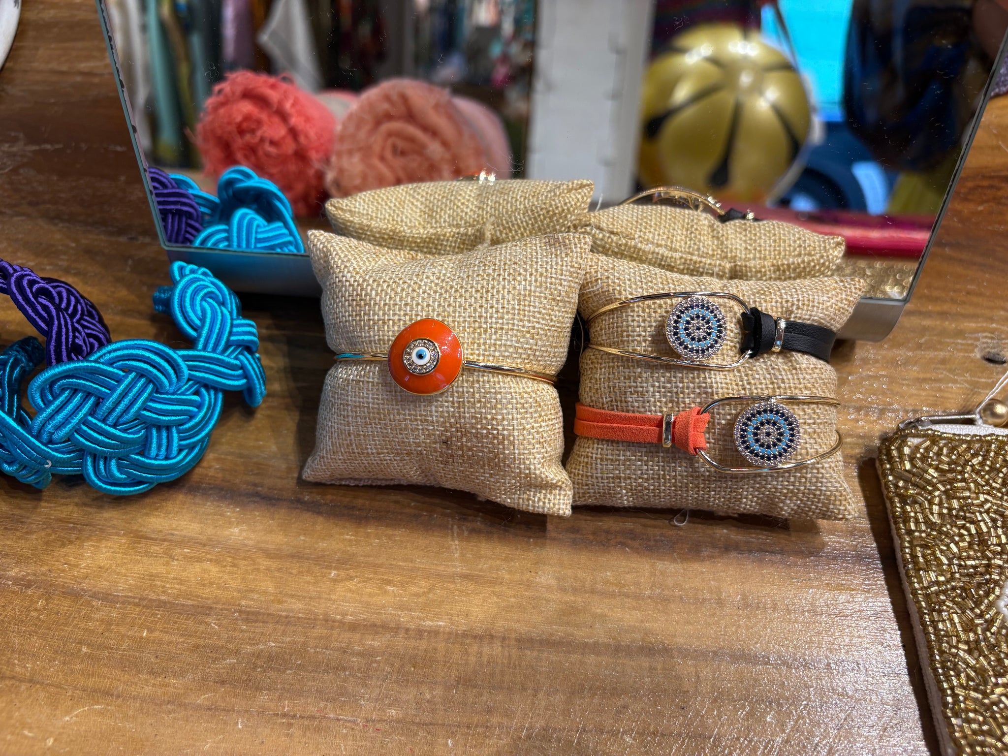 Metal Evil Eye Bracelet