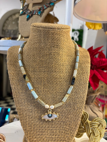 Stone Eye Necklace