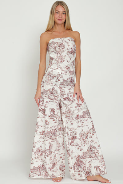 Tube Top & Long Pants Set