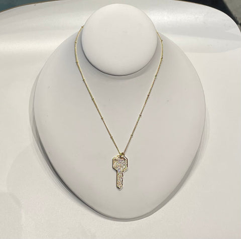Gold Key Necklace