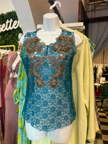 Floral Lace Tank Top