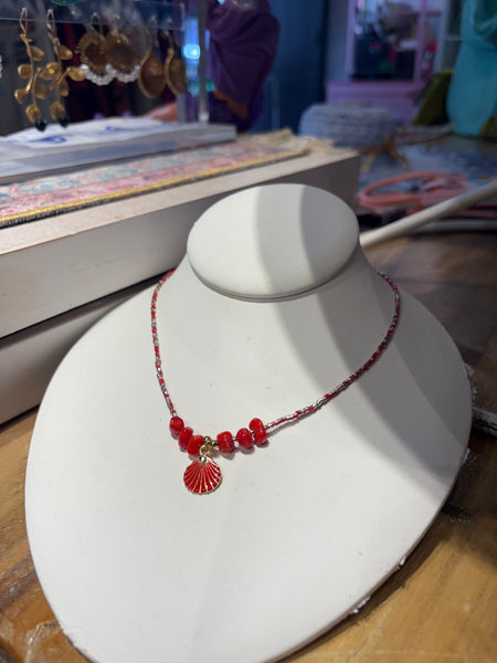 Stone Charm Necklace