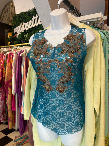 Floral Lace Tank Top