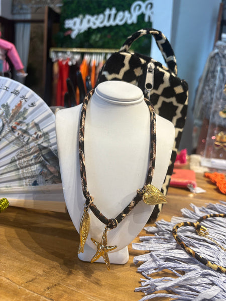 Cheetah Charm Necklace