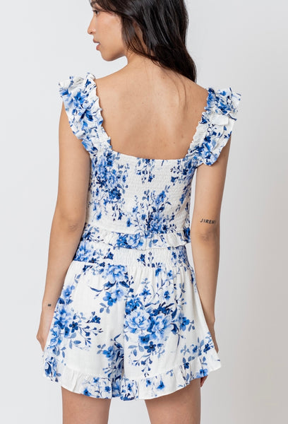 En Crème Blue&White Set