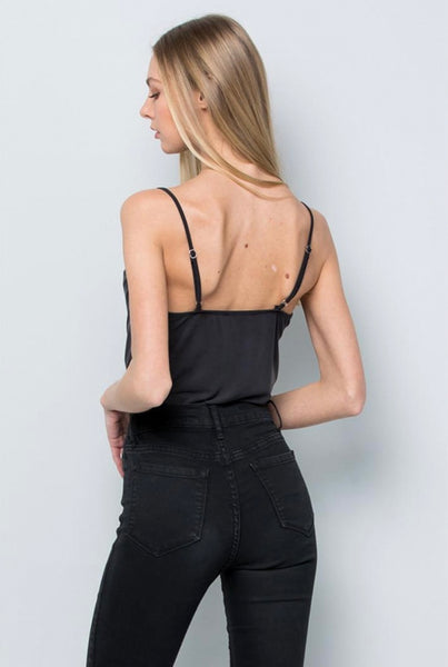 Wasabi+Mint Black Bodysuite