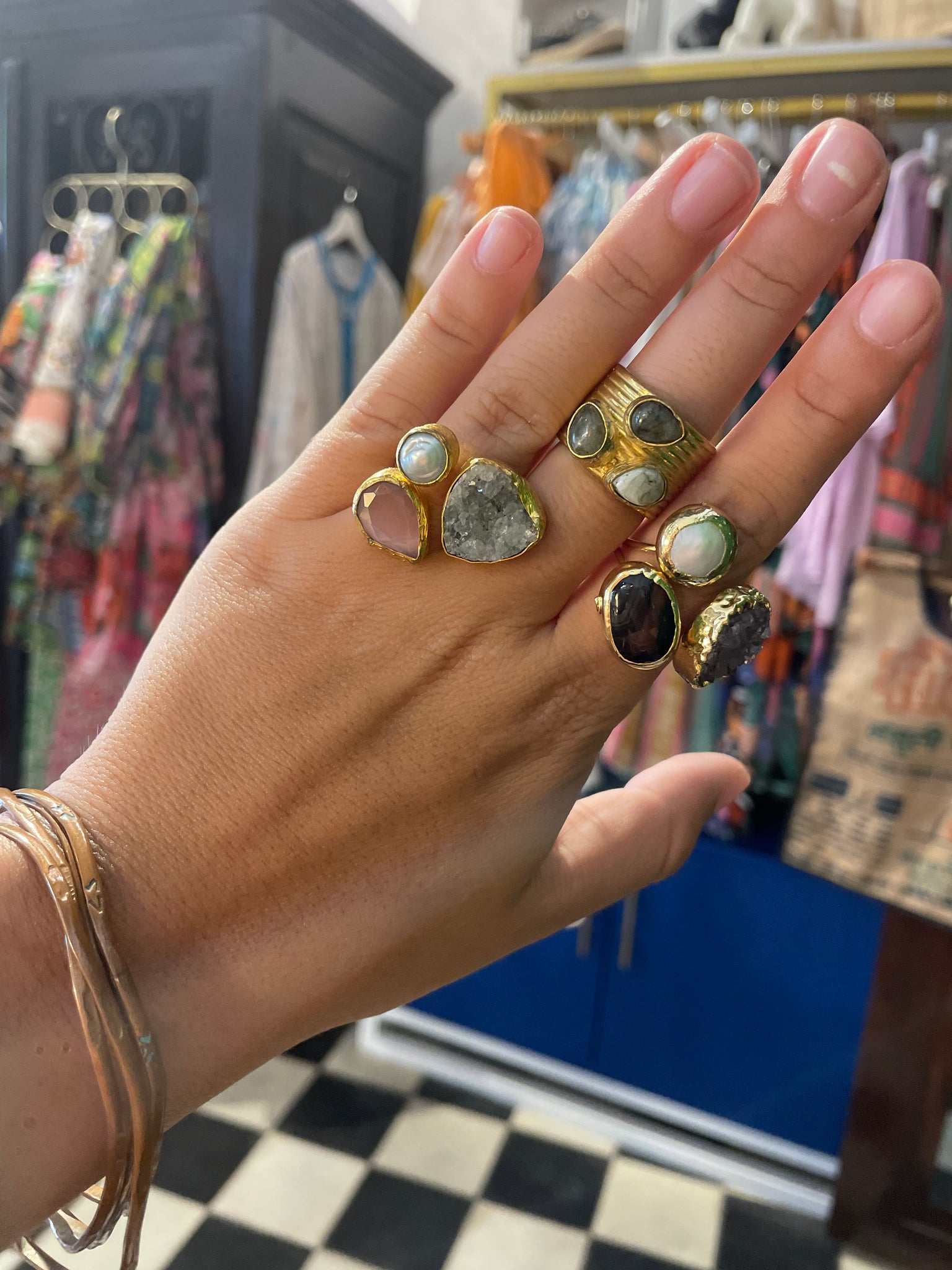 Moroccan Stone Ring