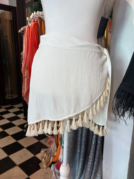 Fringe Cover Up Skirt