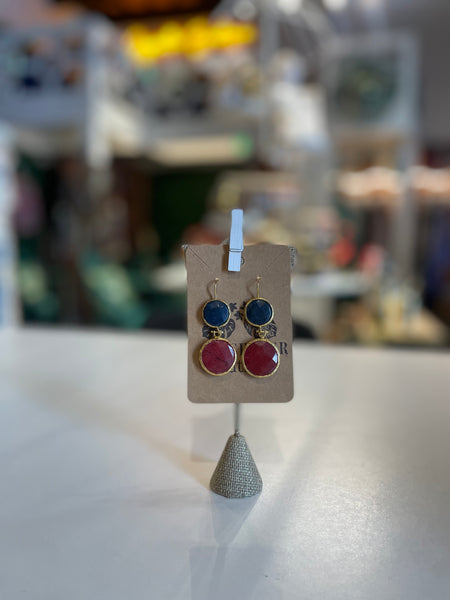 Moroccan 2 Stone Earring