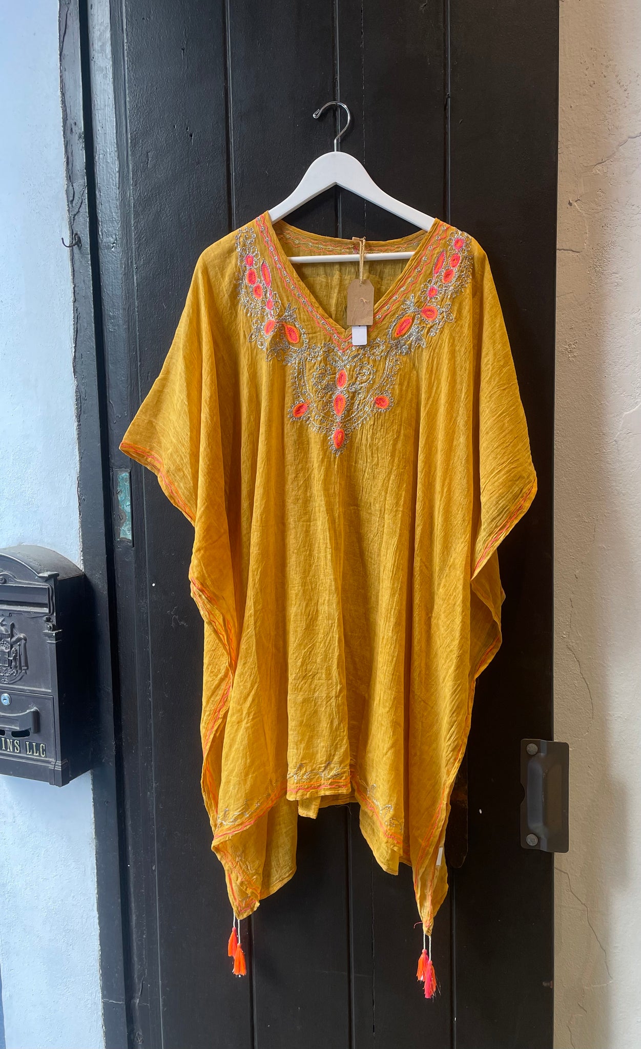 Moroccan Beach Tunic Mustard