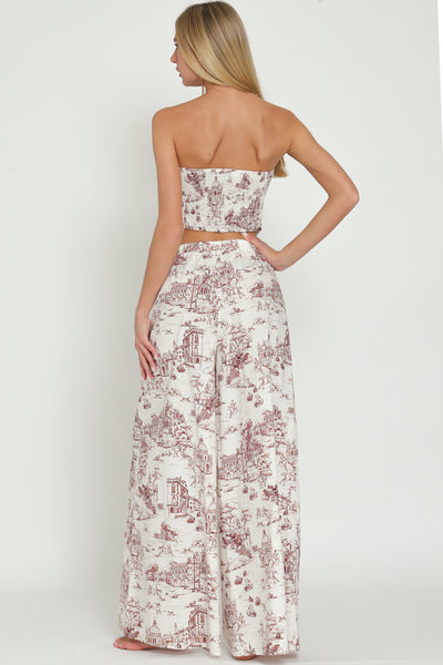 Tube Top & Long Pants Set