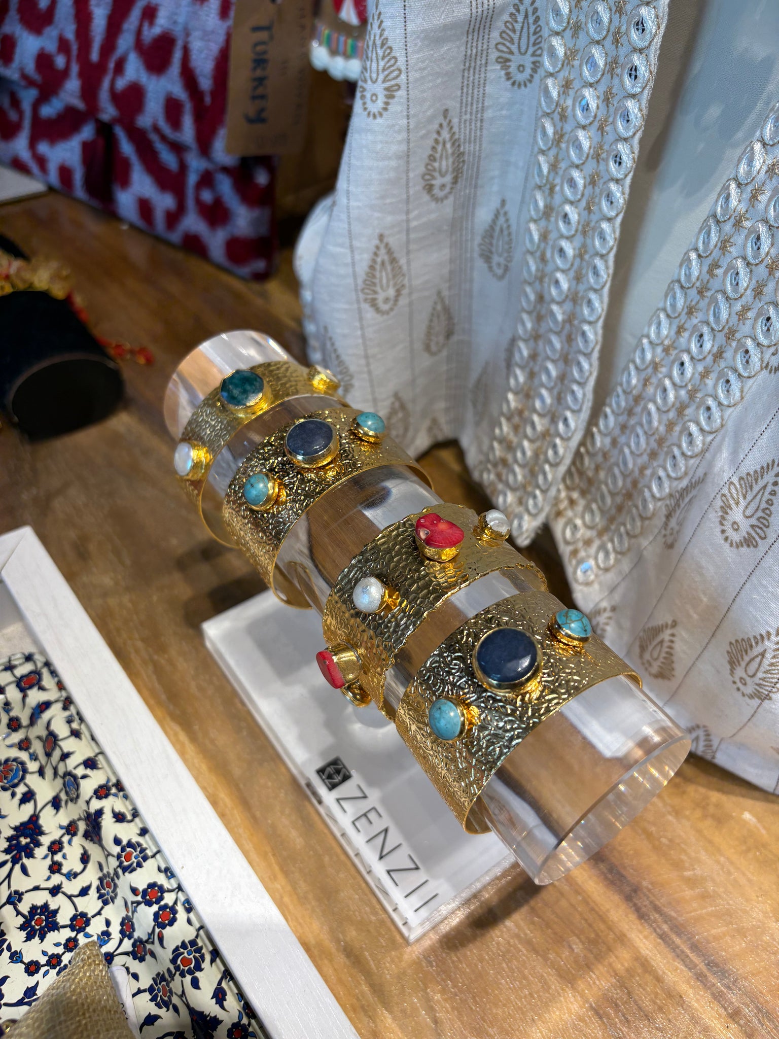 Moroccan Stone Cuff