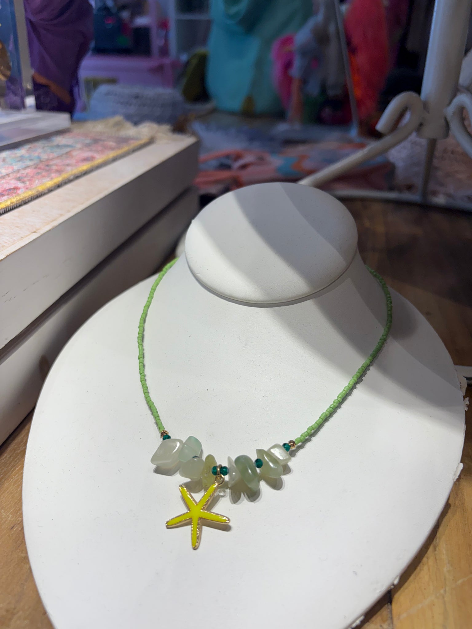 Stone Charm Necklace