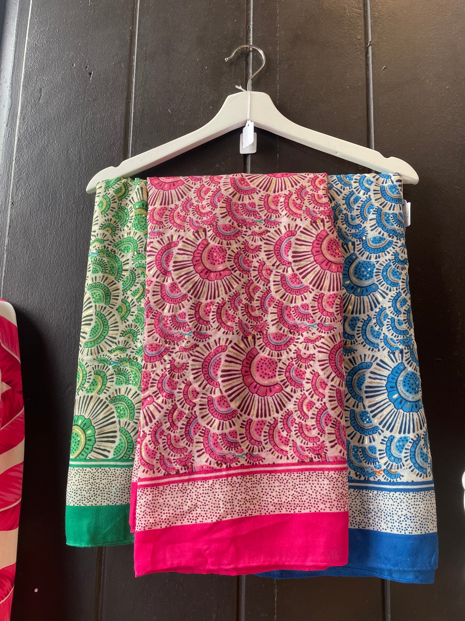 Indian Print Scarves