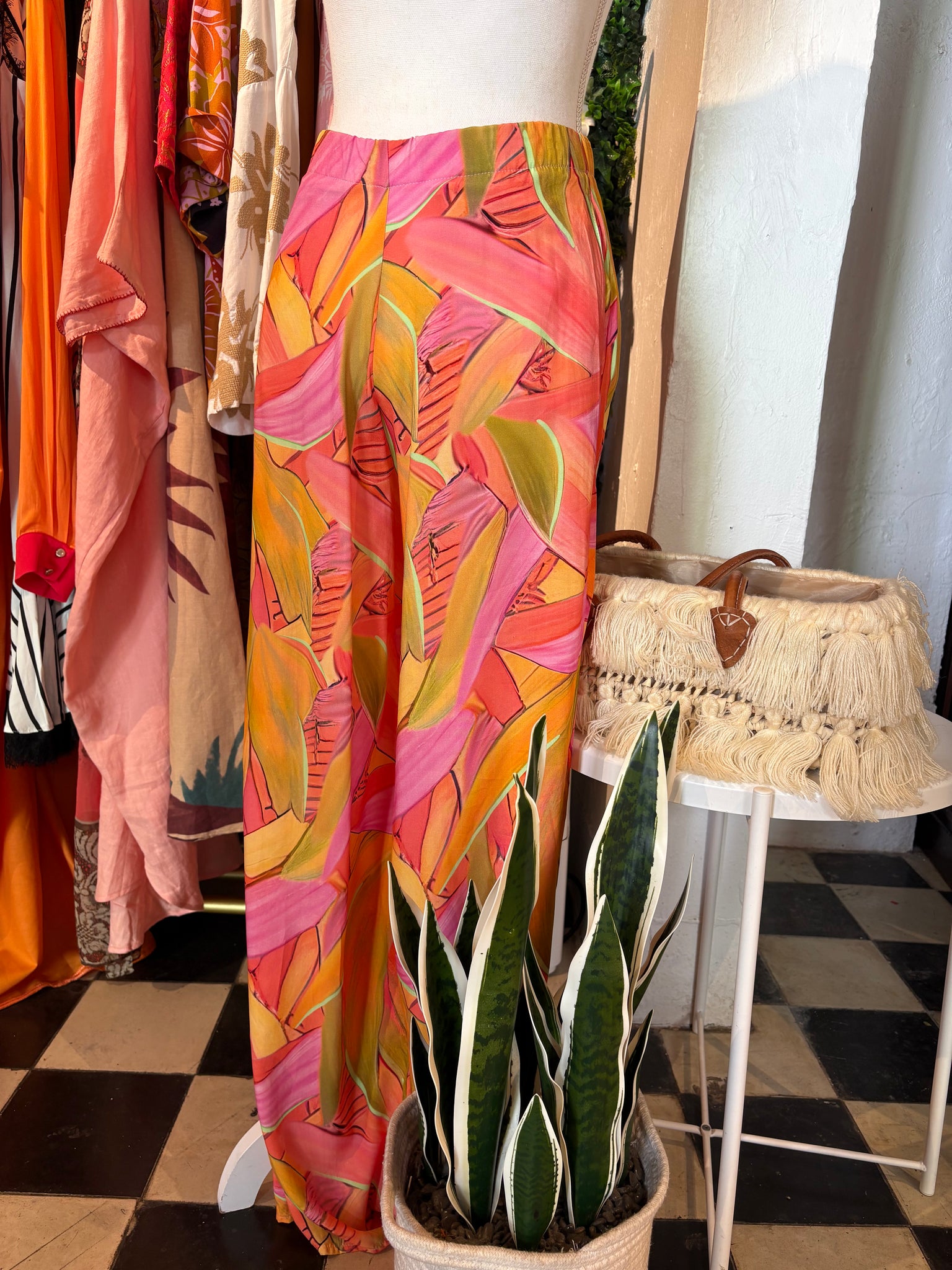 Pink Tropic Pants