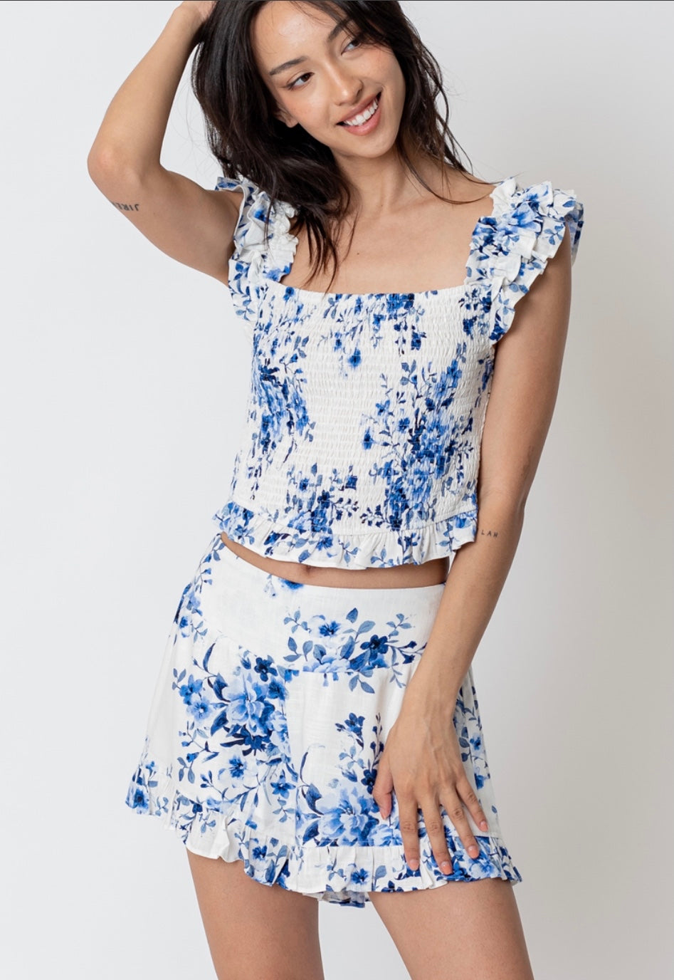 En Crème Blue&White Set