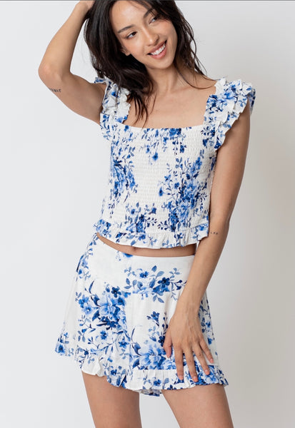 En Crème Blue&White Set