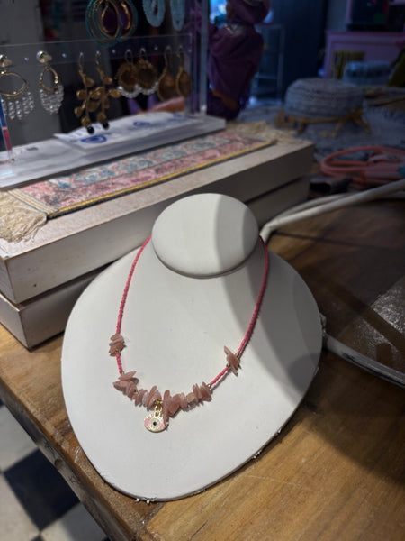 Stone Charm Necklace