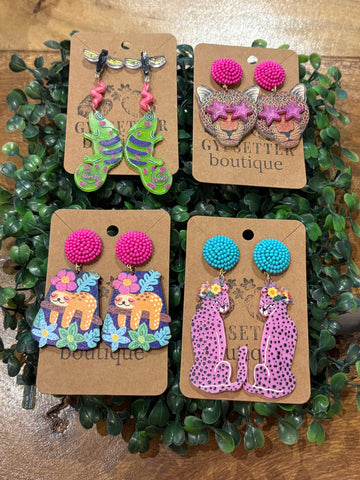 Animal Earrings