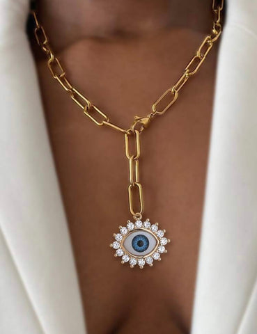 Eye Chain Necklace