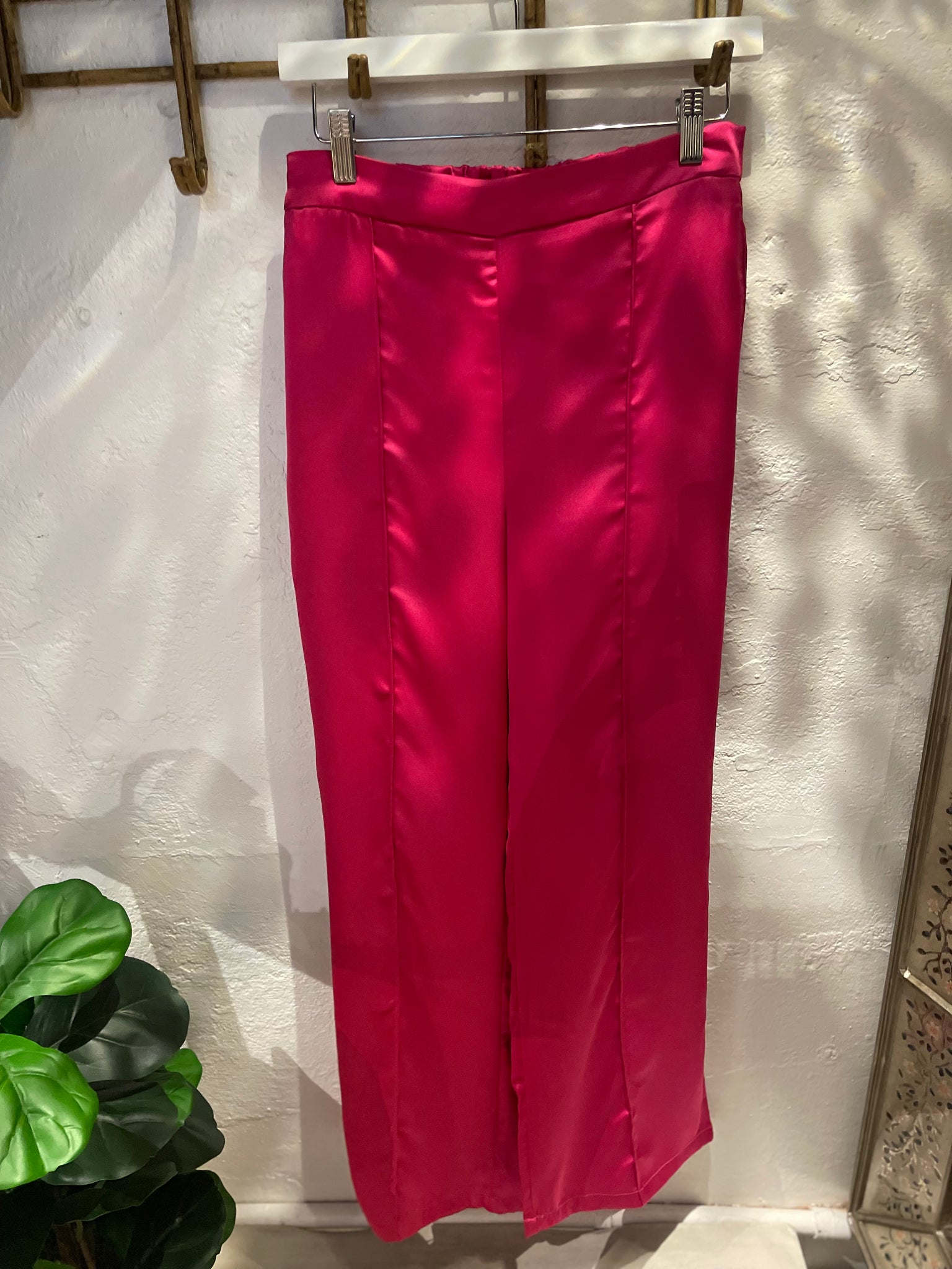 Sincerely Jules Pink Silk Pants