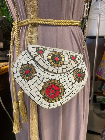 Vintage Moroccan Mosaic Bag
