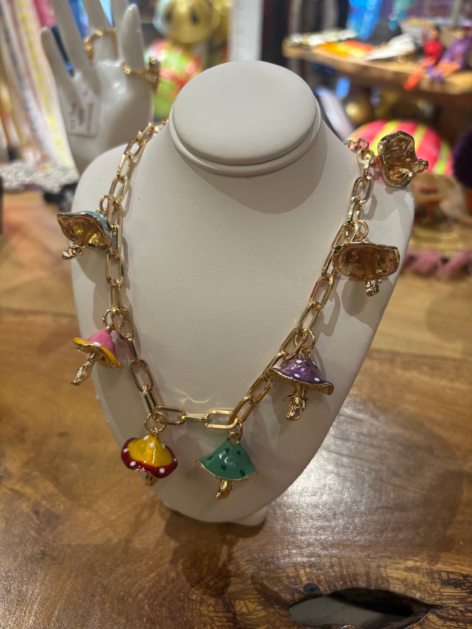 Chunky Mushroom Necklace