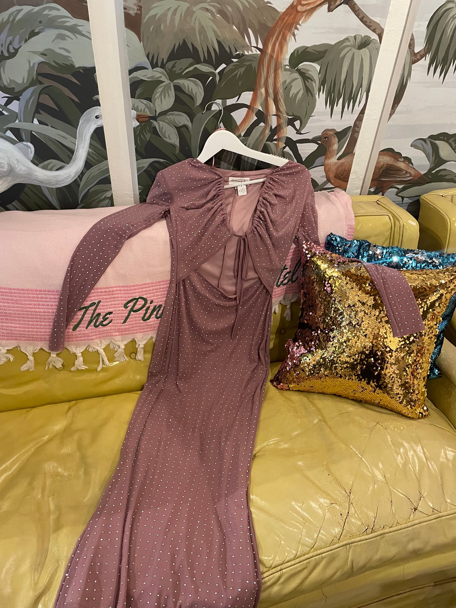 Mauve Sequence Dress