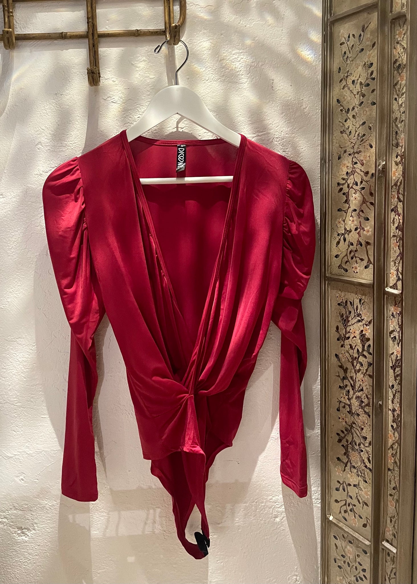 Satin Long Sleeve Onesie