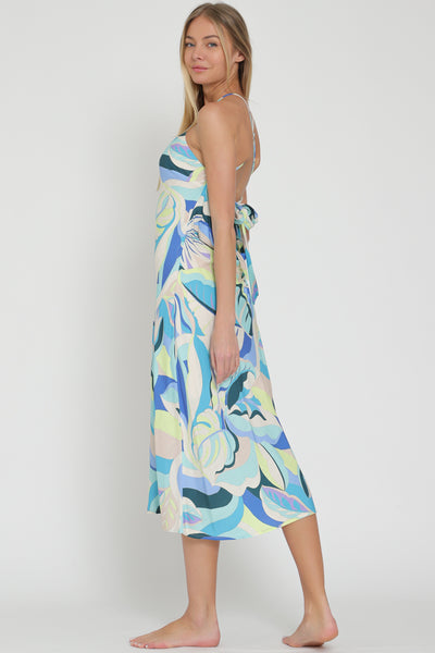 Aakaa Halter Midi Dress