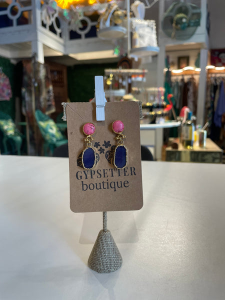 Moroccan 2 Stone Earring