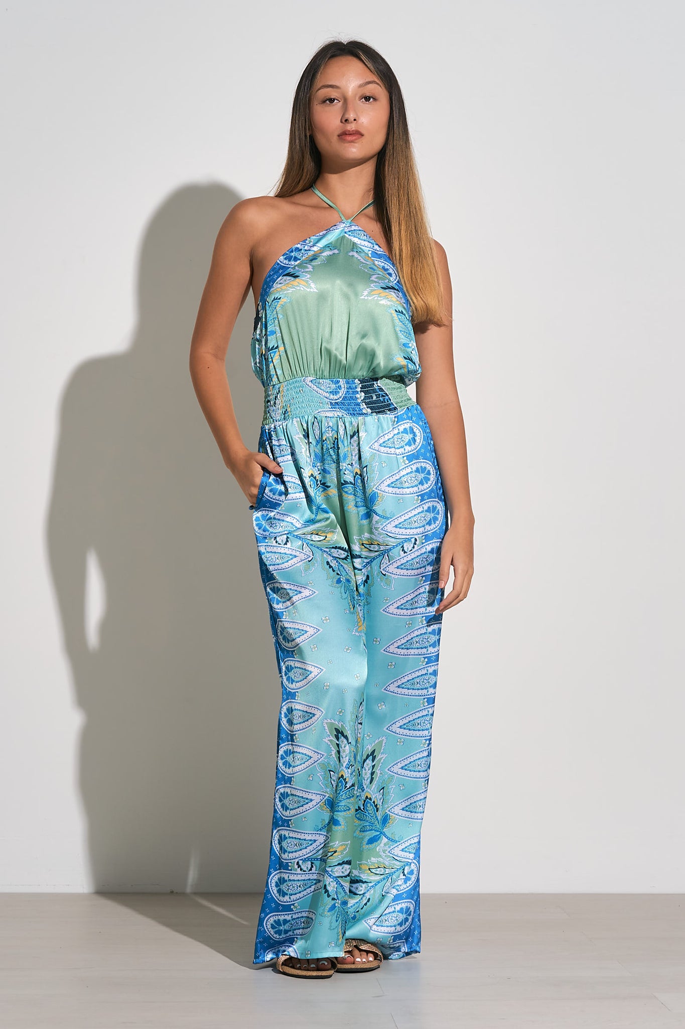 Elan Silk Jumpsuit