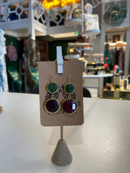 Moroccan 2 Stone Earring