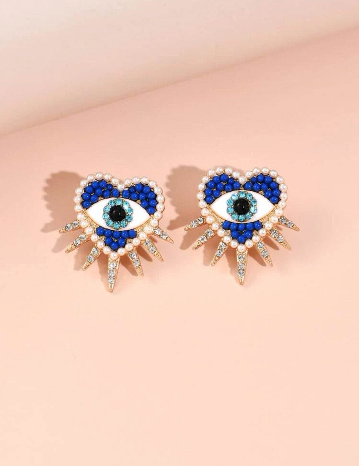 Heart Eye Earrings