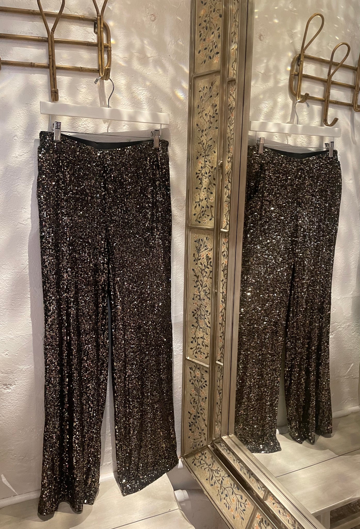 Black&Gold Sequin Pants