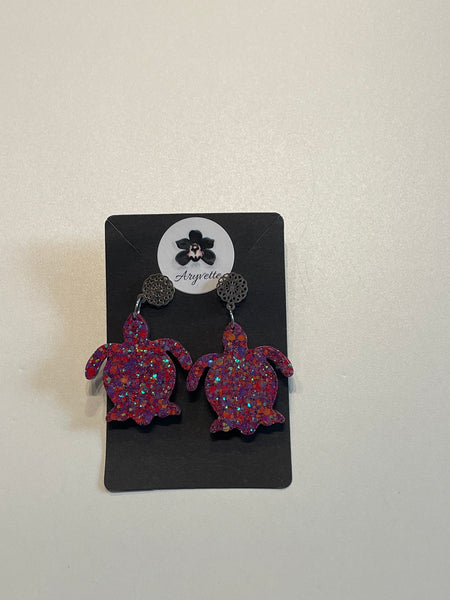 Locally Made Sea Turtle Earrings