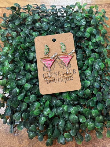 Martini Earrings
