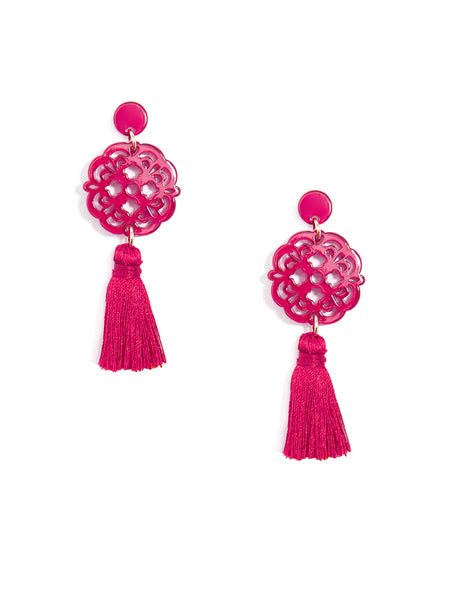 Drop Tassel Earrings