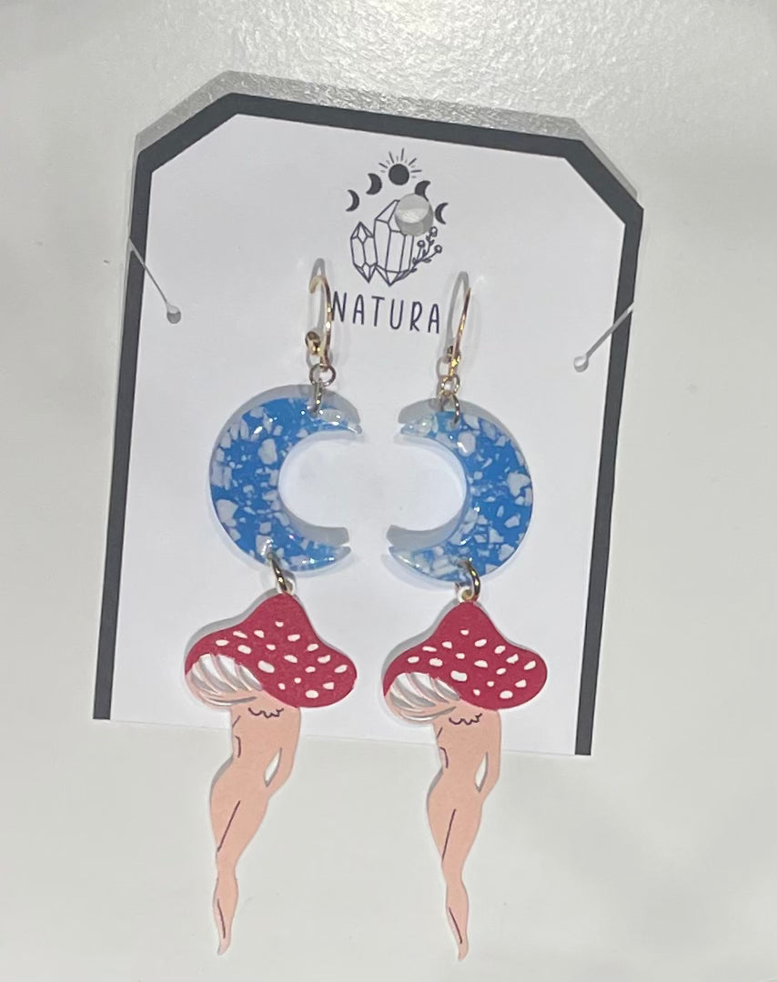 Mushroom Lady Earrings