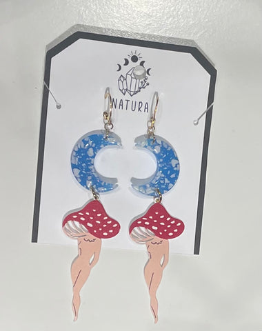 Mushroom Lady Earrings