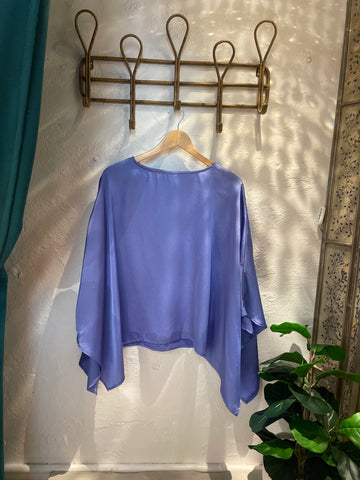 Purple Flowy Tyche Shirt