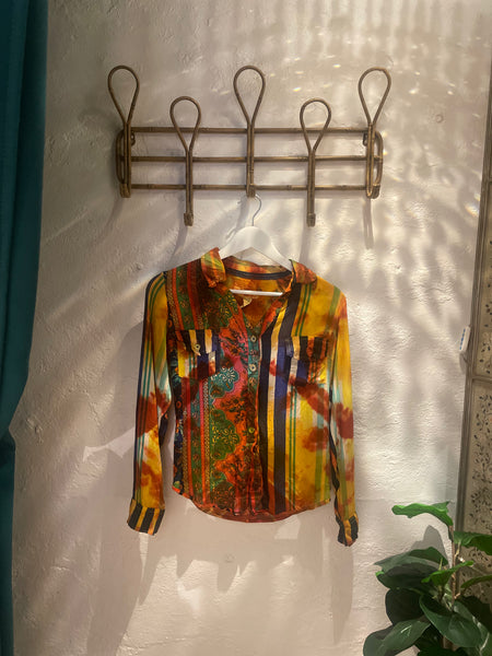 Hippie Tye Die Button Up Shirt